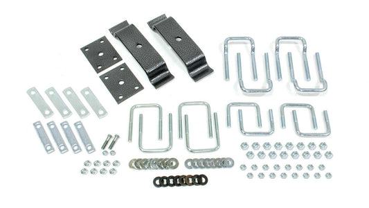 Hellwig Helper Spring Mounting - Steel - Silver Powder Coat - LP-25 - Ford Fullsize Truck 2011-13 - Kit