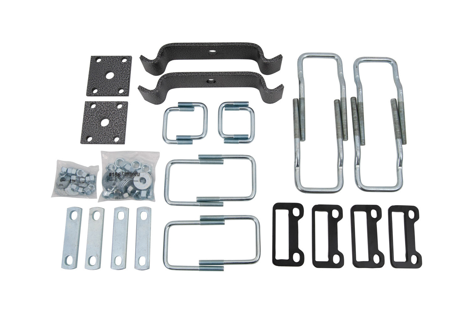 Hellwig Helper Spring Mounting - Steel - Silver Powder Coat - LP-25 - GM Fullsize Truck 2020 - Kit