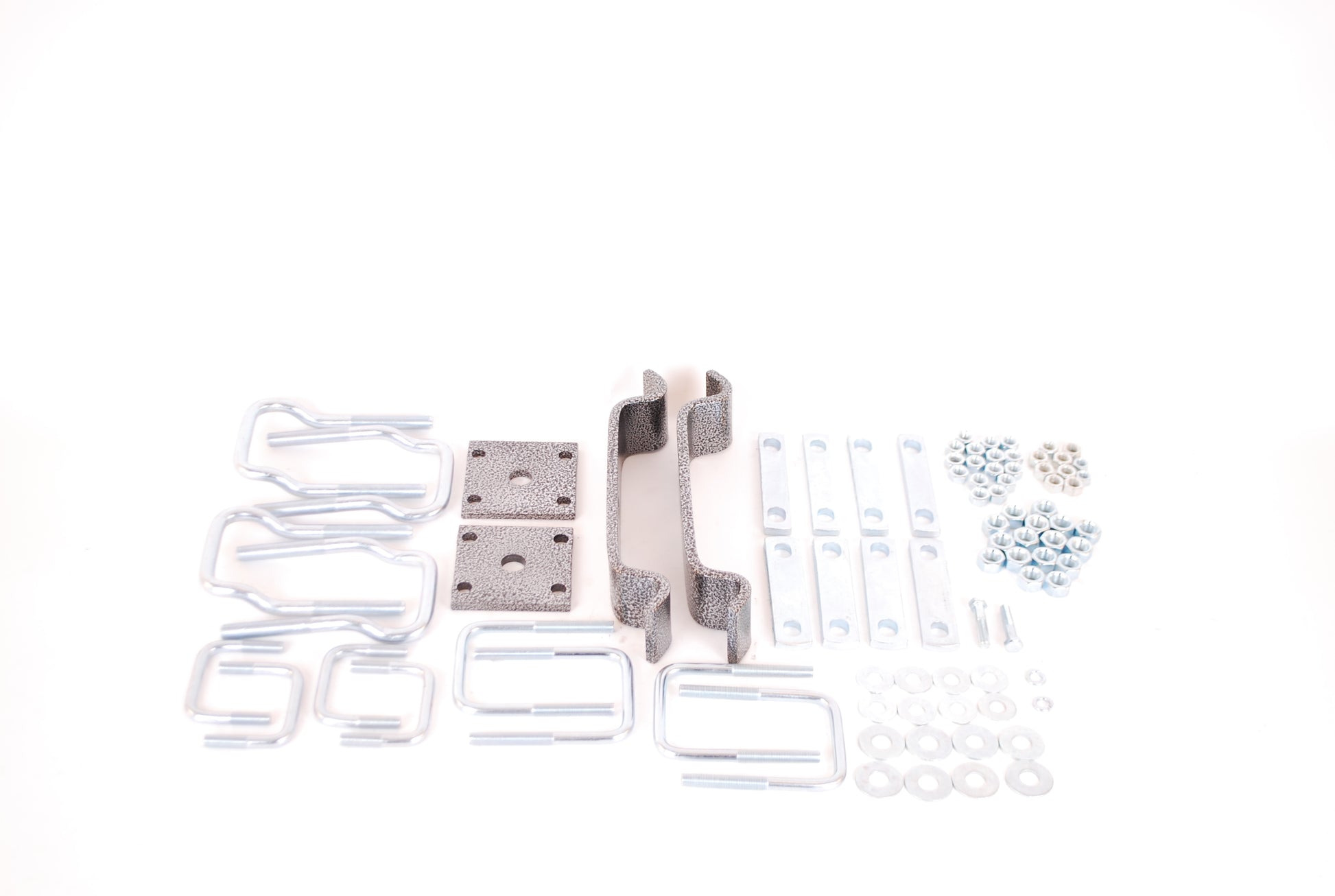 Hellwig Helper Spring Mounting - LP-25 - Steel - Silver Powder Coat - GM Fullsize Truck 2011-12 - Kit