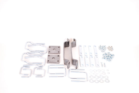 Hellwig Helper Spring Mounting - LP-25 - Steel - Silver Powder Coat - GM Fullsize Truck 2011-12 - Kit