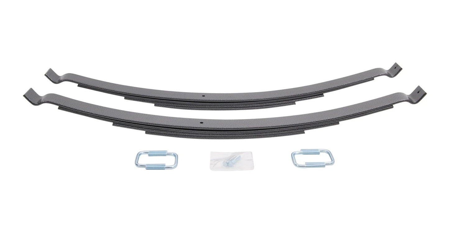 Hellwig Helper Spring Kit - LP-35 - Add-A-Leaf - Stock Height - Rear - Steel - Silver Powder Coat - GM Fullsize Truck