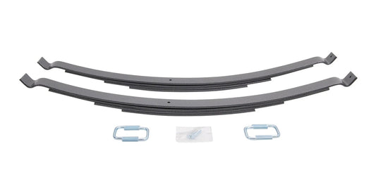 Hellwig Helper Spring Kit - LP-35 - Add-A-Leaf - Stock Height - Rear - Steel - Silver Powder Coat - GM Fullsize Truck