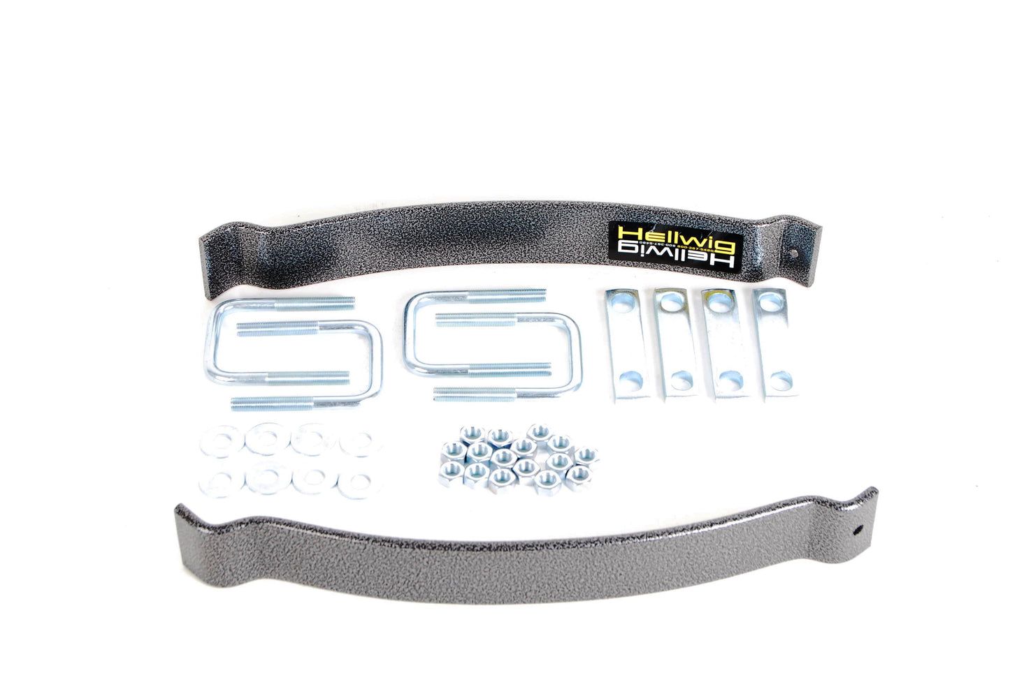 Hellwig Helper Spring Kit - EZ-550 - Add-A-Leaf - Stock Height - Rear - Steel - Silver Powder Coat - Various