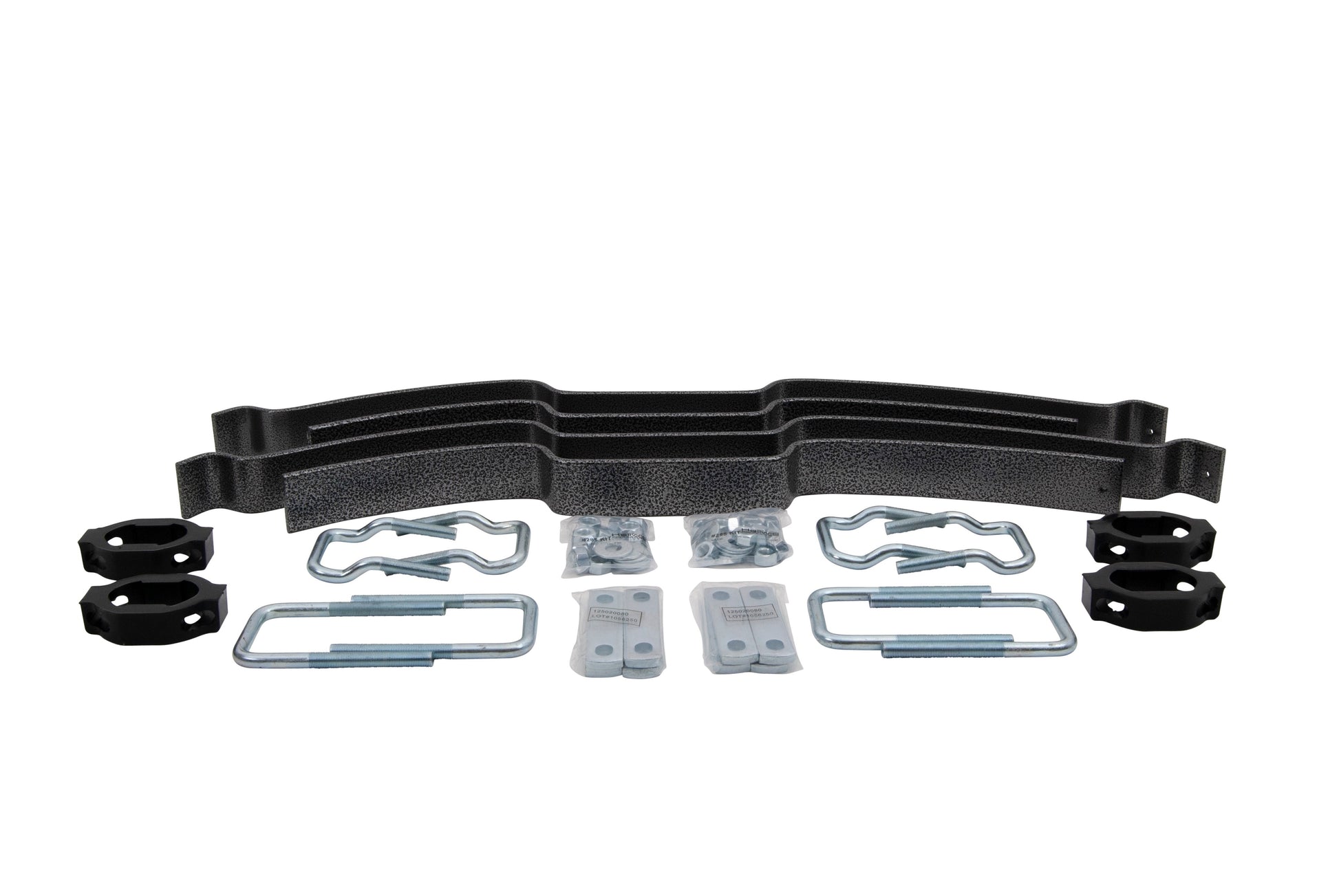 Hellwig Helper Spring Kit - Pro - Add-A-Leaf - Stock Height - Rear - Steel - Silver Powder Coat - Various Applications