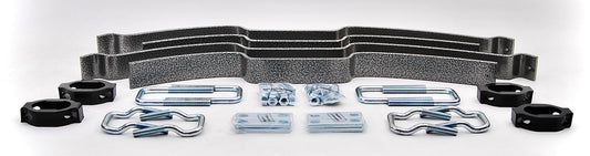 Hellwig Helper Spring Kit - Pro - Add-A-Leaf - Stock Height - Rear - Steel - Silver Powder Coat - GM Fullsize Truck