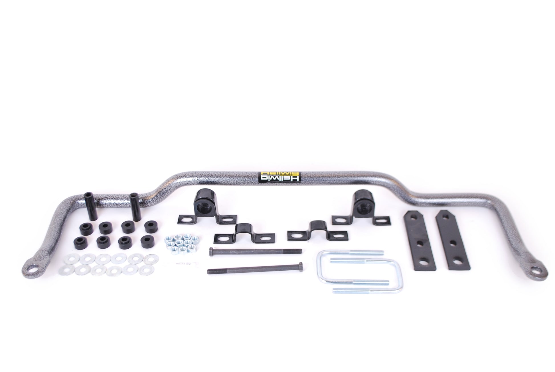 Hellwig Sway Bar - Front - 1.375 in Diameter - Brackets / End Links / Hardware / Polyurethane Bushings - Chromoly -