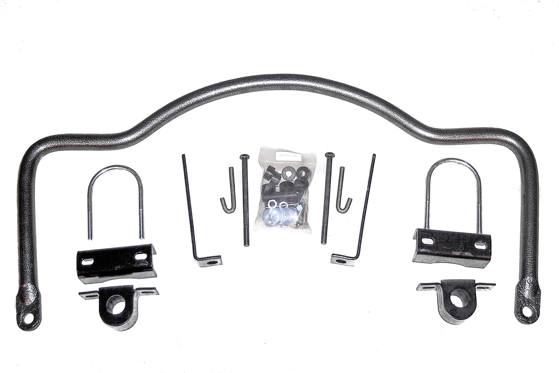 Hellwig Sway Bar - Rear - 1.5 in Diameter - Brackets / End Links / Hardware / Polyurethane Bushings - Chromoly - Gray