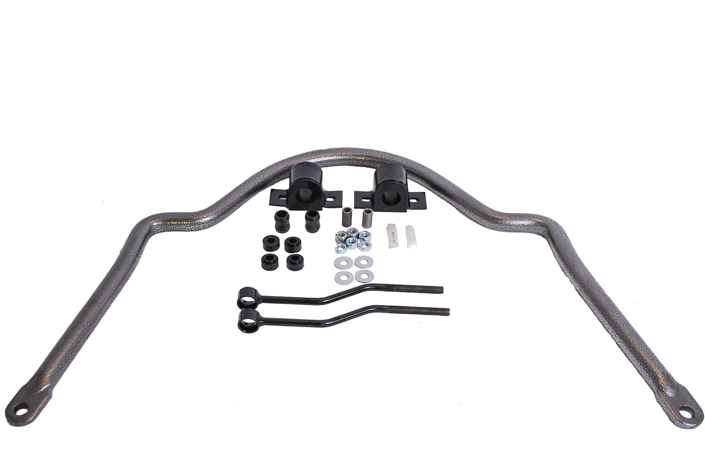 Hellwig Sway Bar - Rear - 1.5 in Diameter - End Links / Hardware / Polyurethane Bushings - Chromoly - Gray Powder Coat