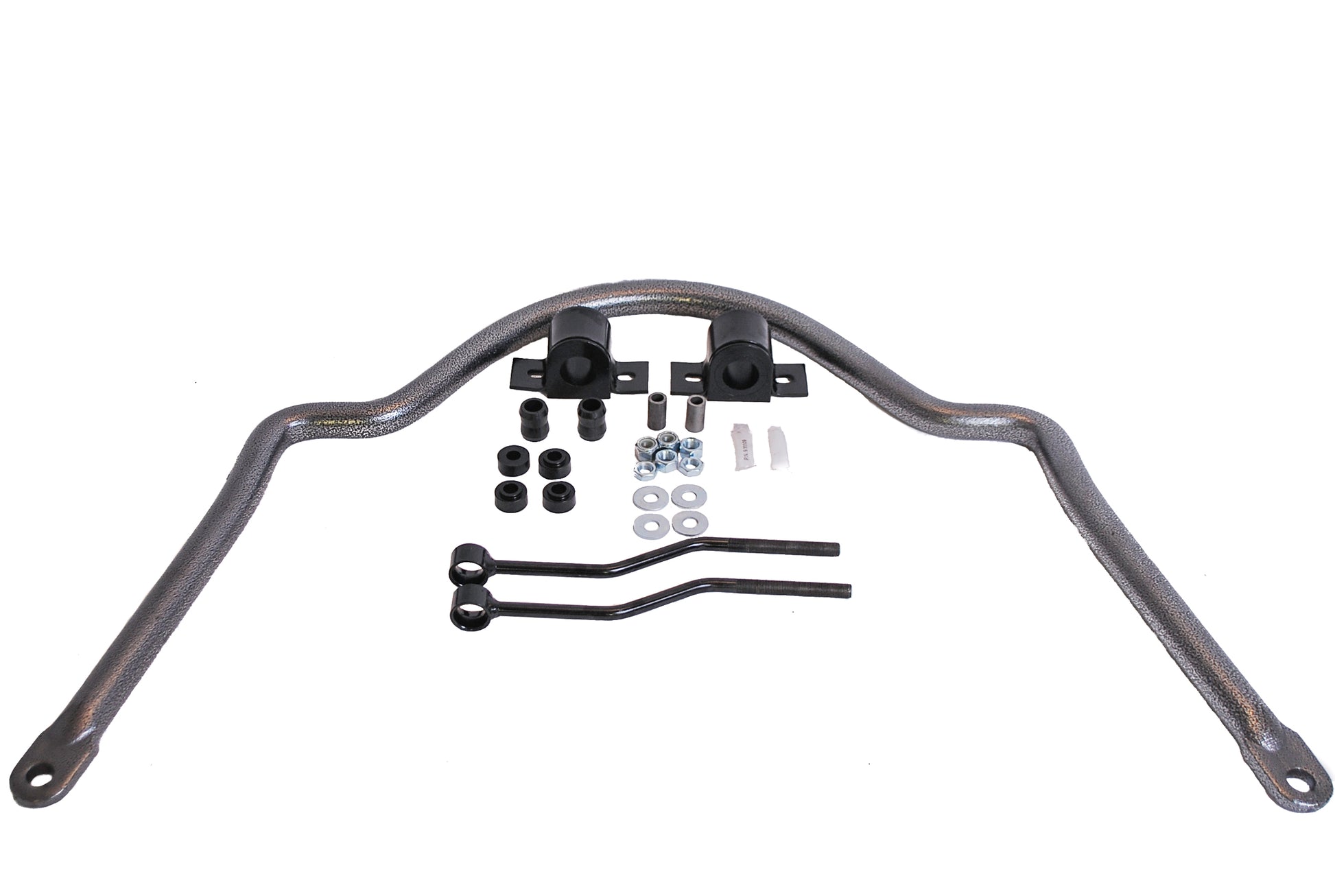 Hellwig Sway Bar - Rear - 1.5 in Diameter - End Links / Hardware / Polyurethane Bushings - Chromoly - Gray Powder Coat