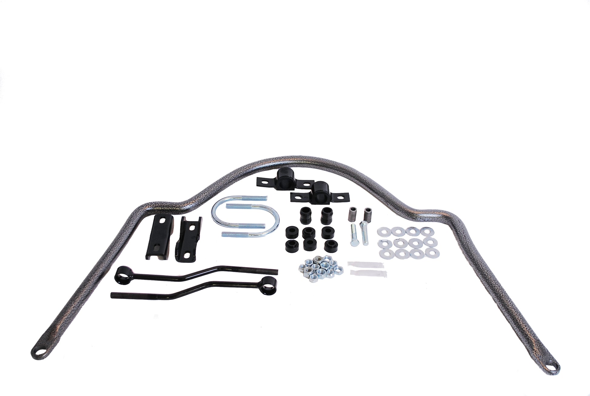 Hellwig Sway Bar - Rear - 1.25 in Diameter - Brackets / End Links / Hardware / Polyurethane Bushings - Chromoly - Gray