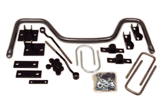 Hellwig Sway Bar - Rear - 1.25 in Diameter - Brackets / End Links / Hardware / Polyurethane Bushings - Chromoly - Gray