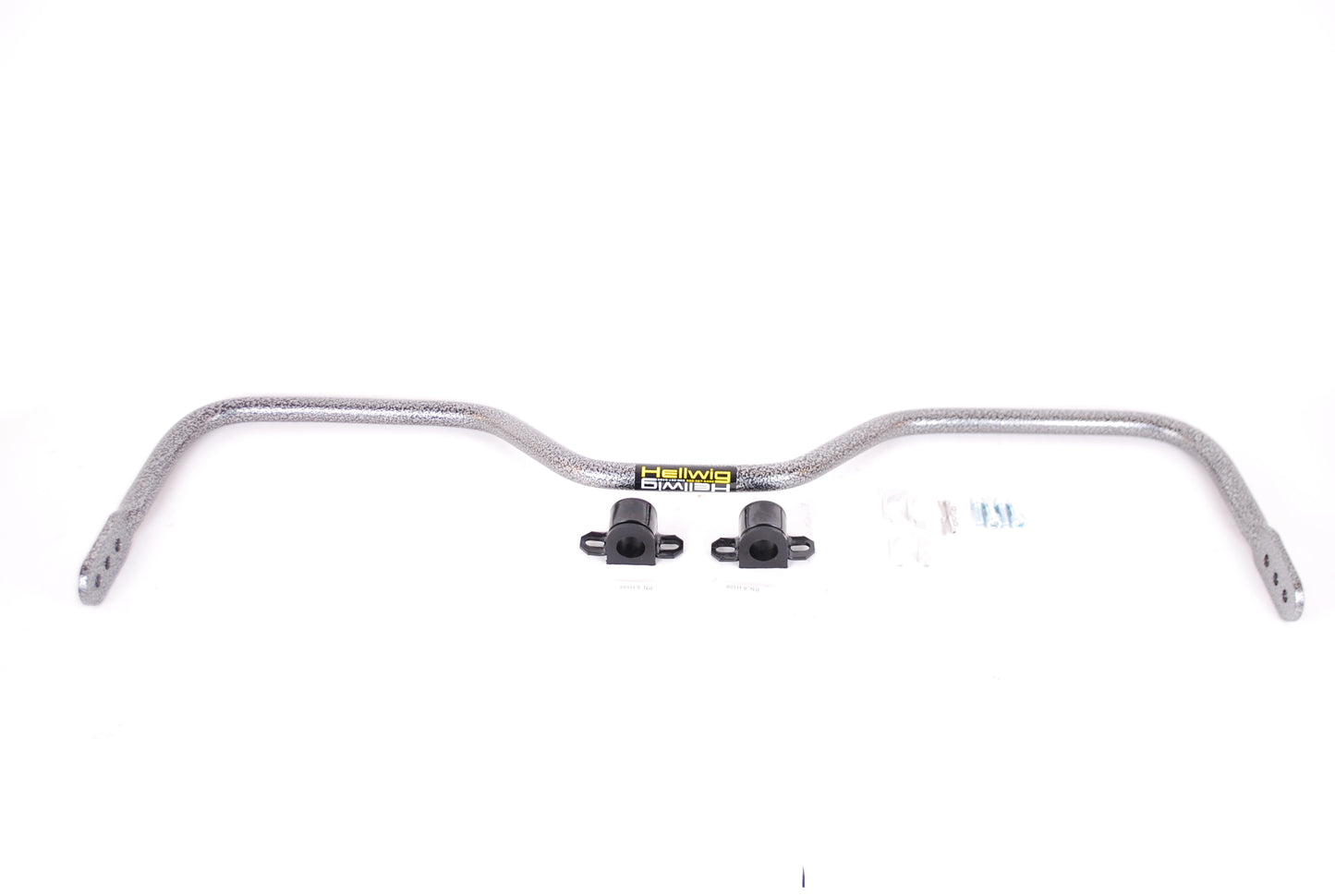 Hellwig Sway Bar - Adjustable - Rear - 1.125 in Diameter - Hardware / Polyurethane Bushings - Chromoly - Gray Powder