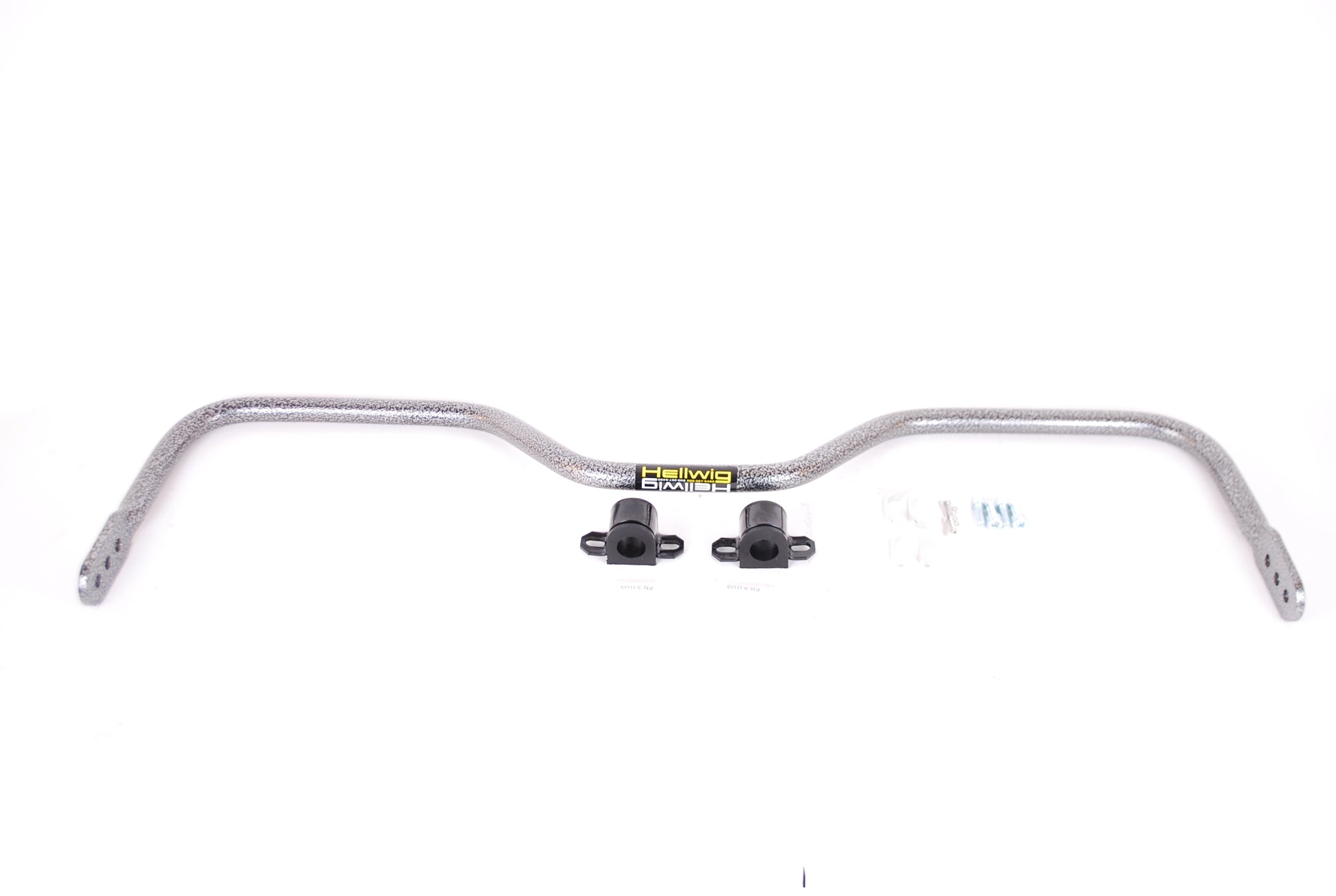 Hellwig Sway Bar - Adjustable - Rear - 1.125 in Diameter - Hardware / Polyurethane Bushings - Chromoly - Gray Powder
