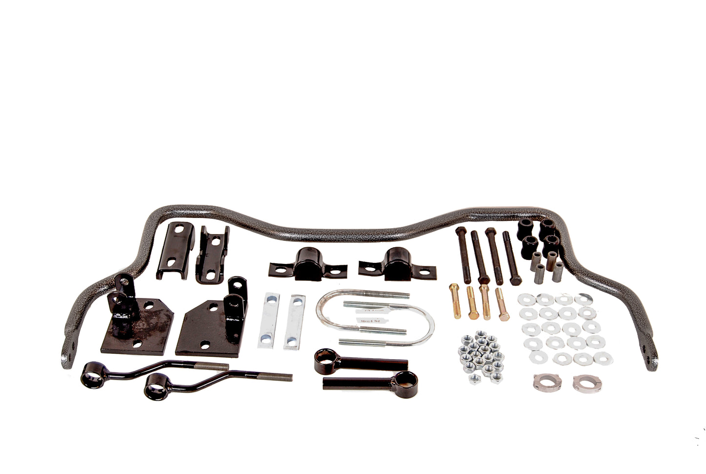 Hellwig Sway Bar - Adjustable - Rear - 1 in Diameter - Brackets / Hardware / Polyurethane Bushings - Chromoly - Gray
