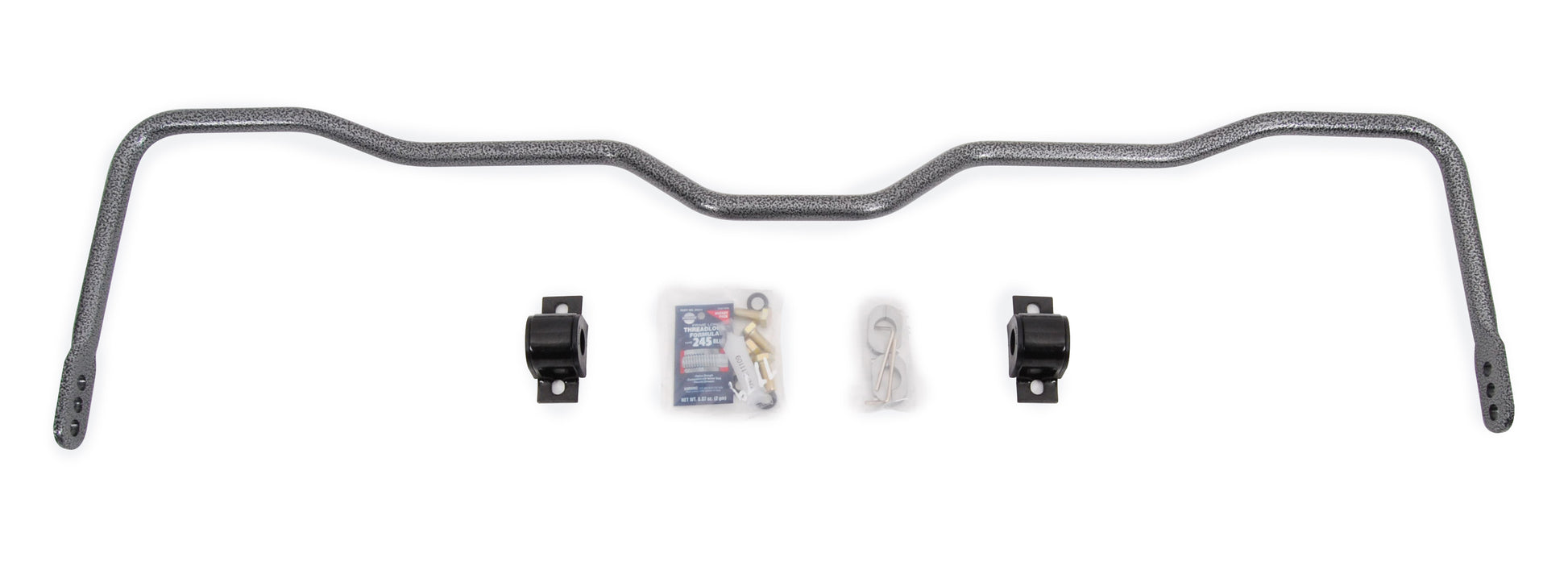 Hellwig Sway Bar - Adjustable - Rear - 0.875 in Diameter - Hardware / Polyurethane Bushings - Chromoly - Gray Powder
