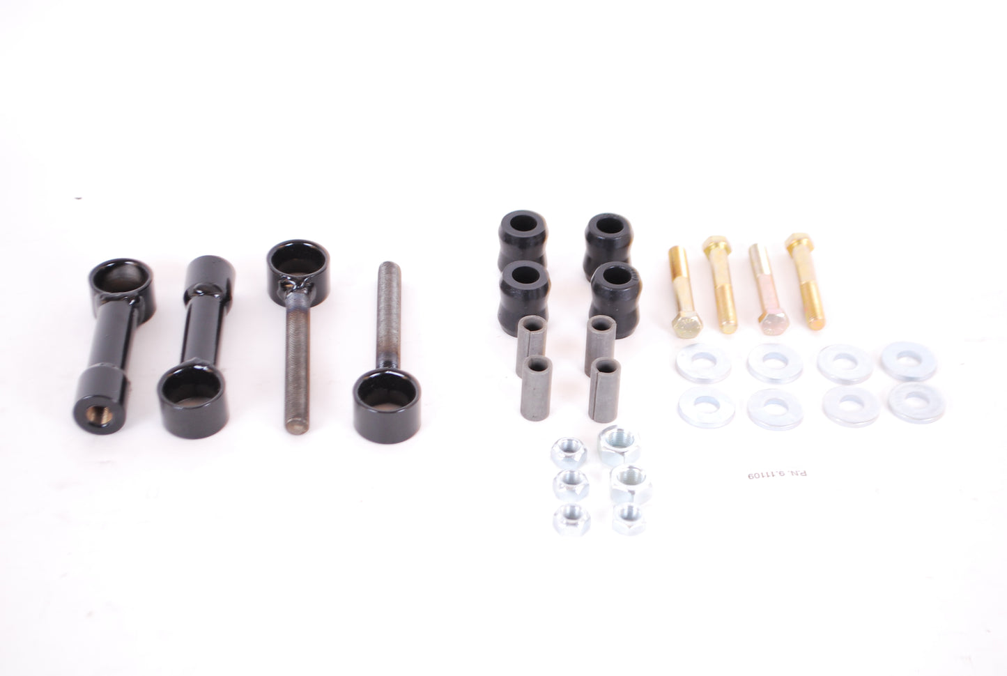 Hellwig End Link - 6 to 8 in Adjustable - Straight - Bolts / Nuts / Rubber Bushings / Sleeves / Washers - Steel -