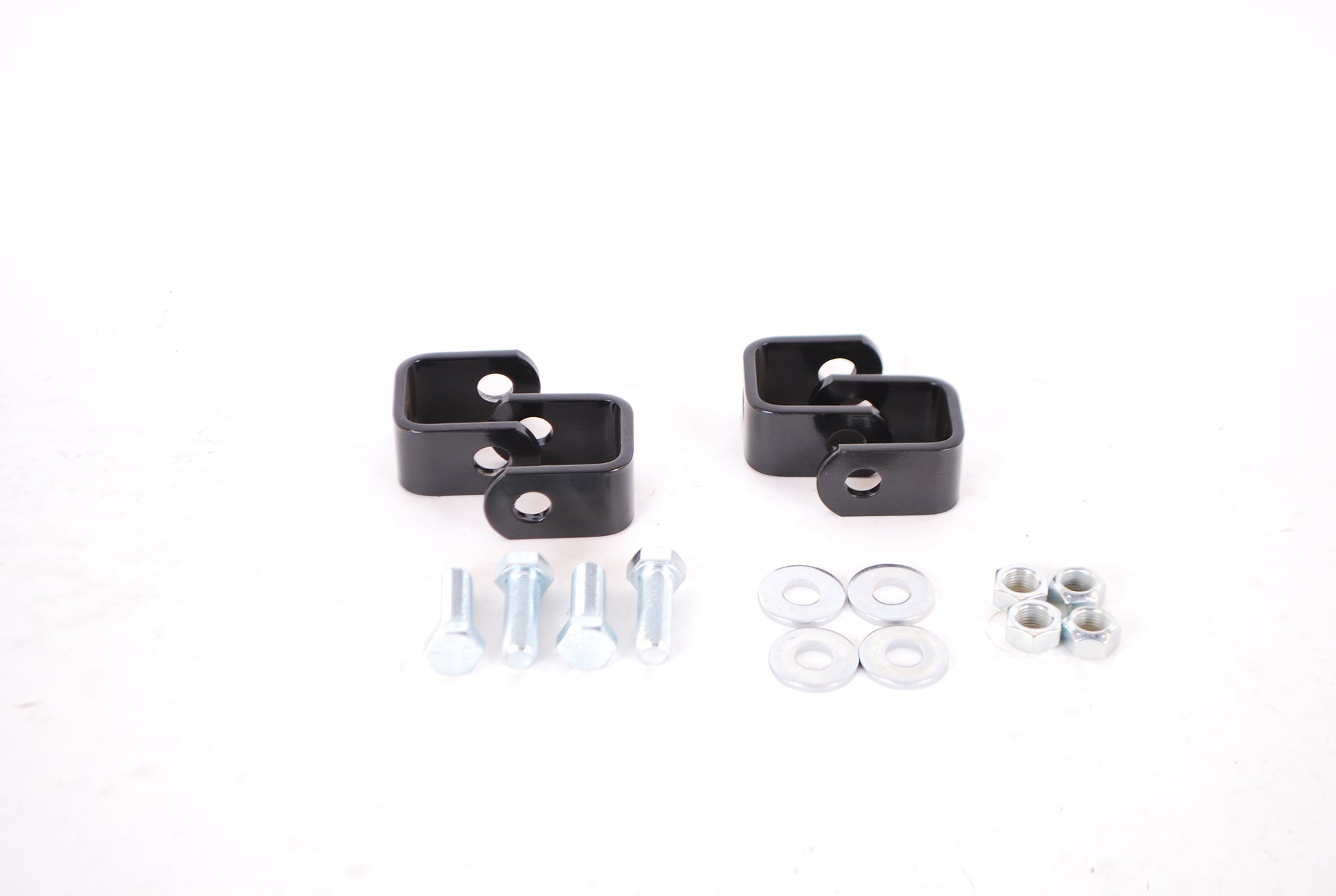 Hellwig Clevis Bracket - 1/2 in Mounting Hole - 1/2 in Bore - 3/16 in Thick - Steel - Black Powder Coat - Hellwig End