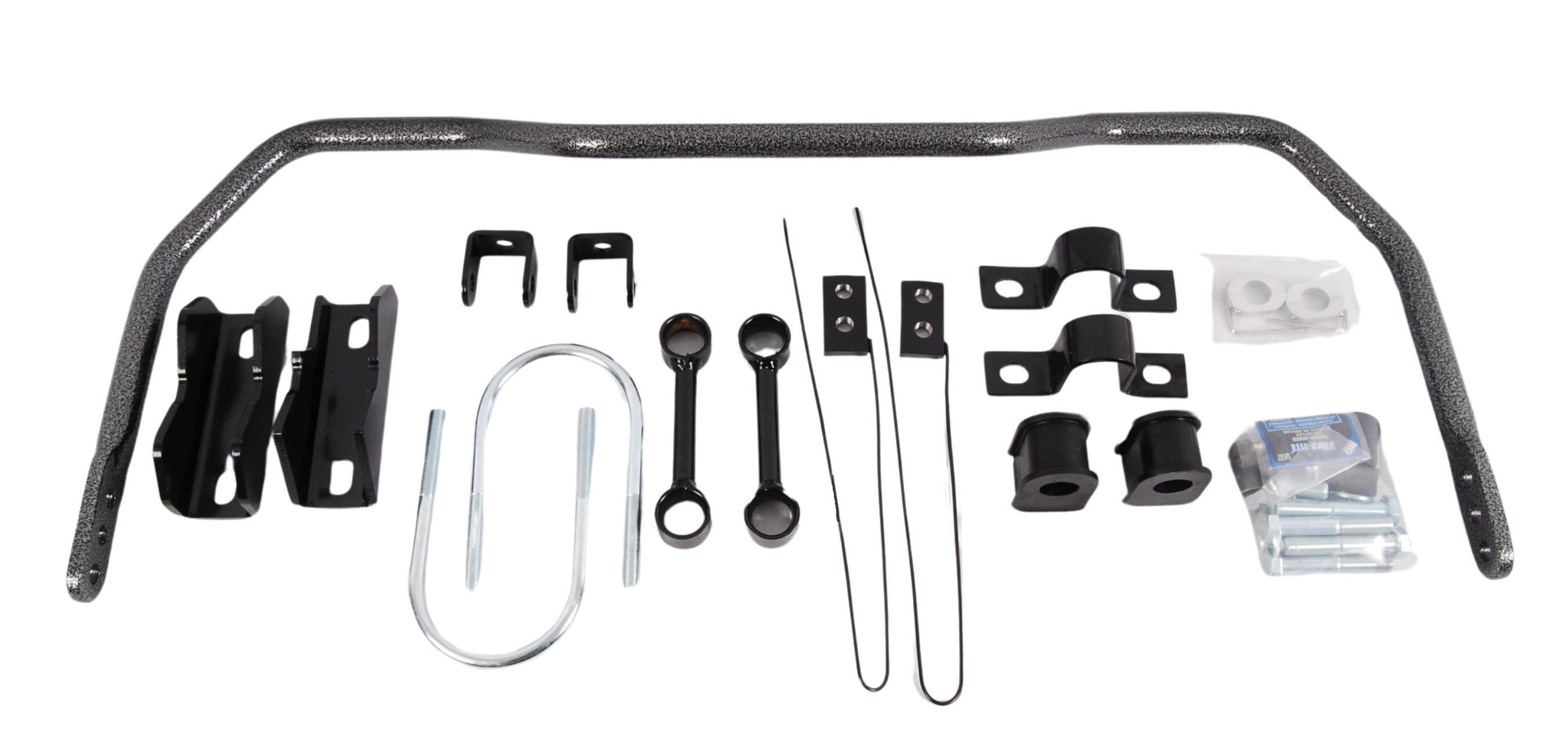 Hellwig Sway Bar - Adjustable - Rear - 1 in Diameter - Brackets / End Links / Hardware / Polyurethane Bushings -