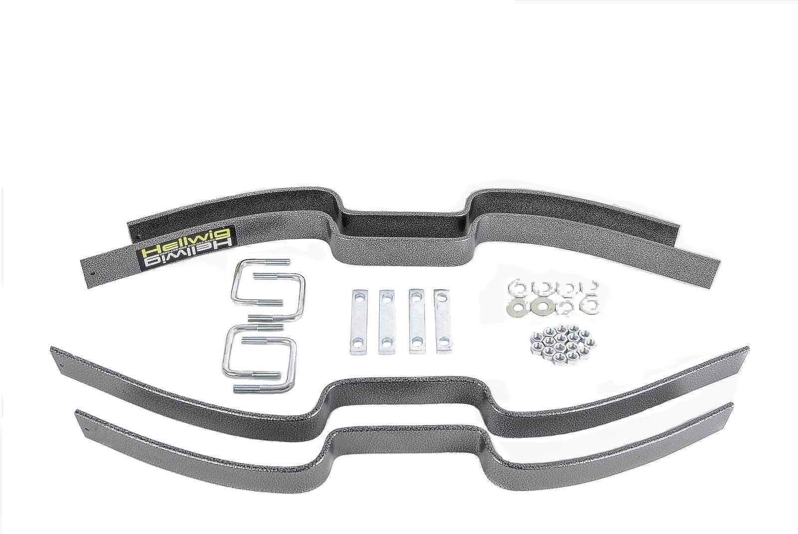 Hellwig Helper Spring Kit - Add-A-Leaf - Stock Height - Rear - Steel - Silver Powder Coat - Ford Fullsize Truck 2024 -