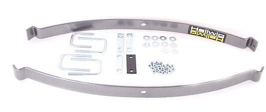 Hellwig Helper Spring Kit - EZ-990 - Add-A-Leaf - Stock Height - Rear - Steel - Silver Powder Coat - Toyota Compact