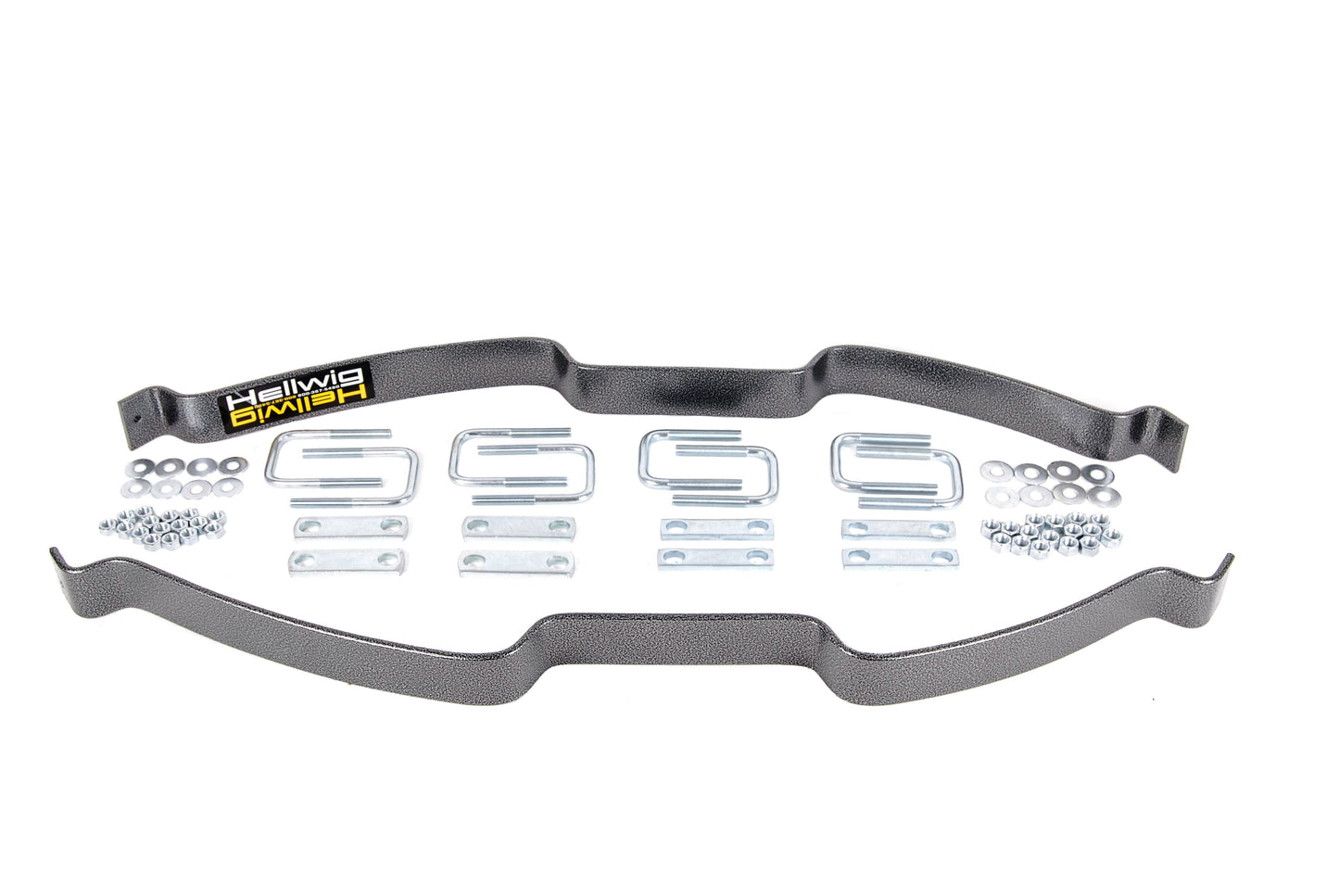 Hellwig Helper Spring Kit - EZ-990 - Add-A-Leaf - Stock Height - Rear - Steel - Silver Powder Coat - GM Fullsize Truck