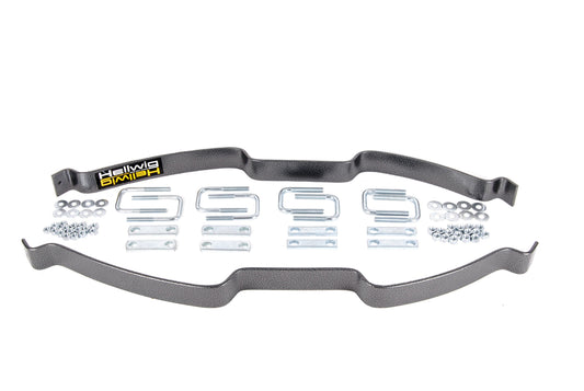 Hellwig Helper Spring Kit - EZ-990 - Add-A-Leaf - Stock Height - Rear - Steel - Silver Powder Coat - GM Fullsize Truck