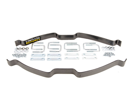 Hellwig Helper Spring Kit - EZ-990 - Add-A-Leaf - Stock Height - Rear - Steel - Silver Powder Coat - Ford Fullsize