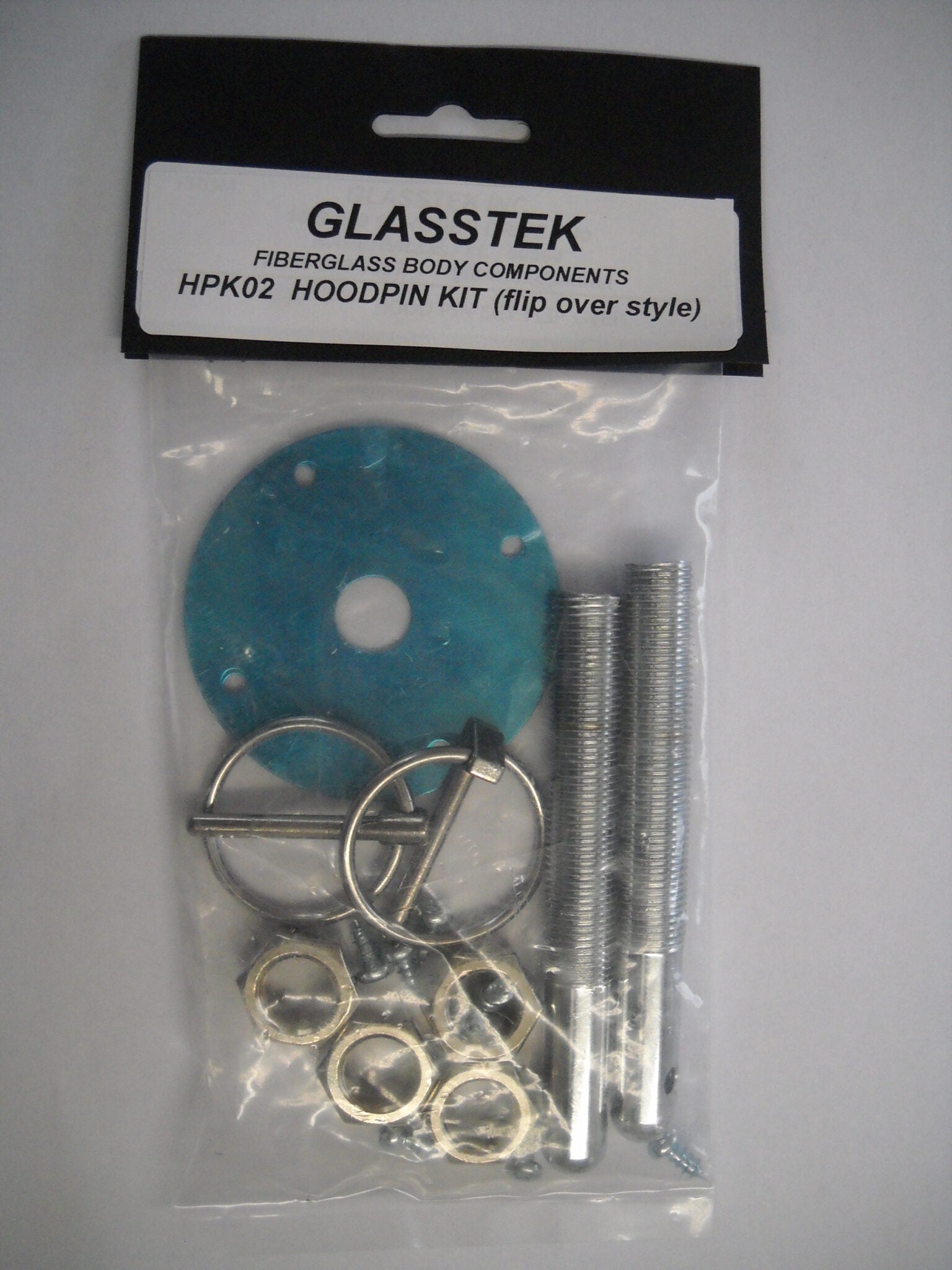Hood Pin Kit Flipover Pin Style - Glasstek HPK02 product image