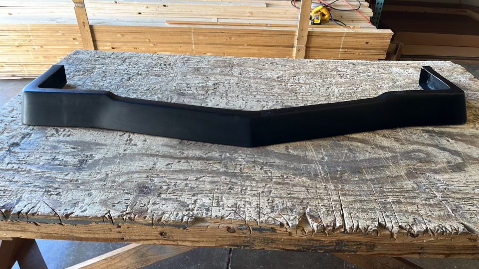1969 Chevelle / El Camino 4" Wrap Around Front Fiberglass Spoiler - Glasstek SP026 - view 2