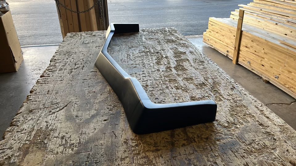 1969 Chevelle / El Camino 4" Wrap Around Front Fiberglass Spoiler - Glasstek SP026 - view 3