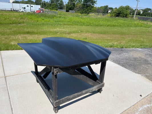 1998-2002 Camaro 5" Sunoco / Bubble Style Bolt-On Fiberglass Hood - Glasstek H1375 product image