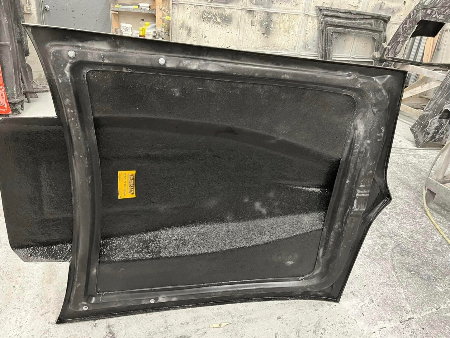 1967-1969 Firebird 5" Sunoco / Bubble Style Bolt-On Fiberglass Hood - Glasstek H3073 - view 4