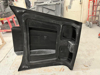 1955 Chevy 5" Tall Sunoco / Bubble Style Bolt-On Fiberglass Hood - Glasstek H1358 - view 3
