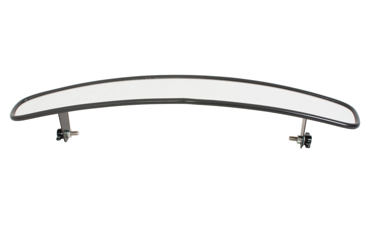 Joes Racing Products Mirror - Rear View - Wide Angle - 17 in Wide x 3 in Tall - Replacement - Aluminum - Black