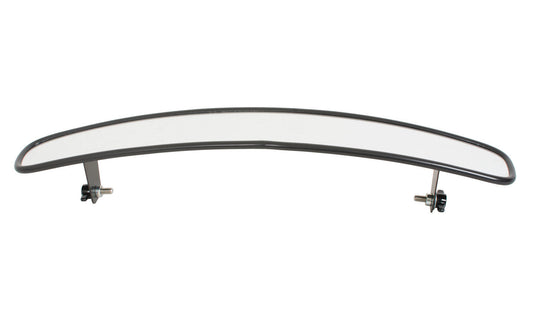 Joes Racing Products Mirror - Rear View - Wide Angle - 17 in Wide x 3 in Tall - Replacement - Aluminum - Black