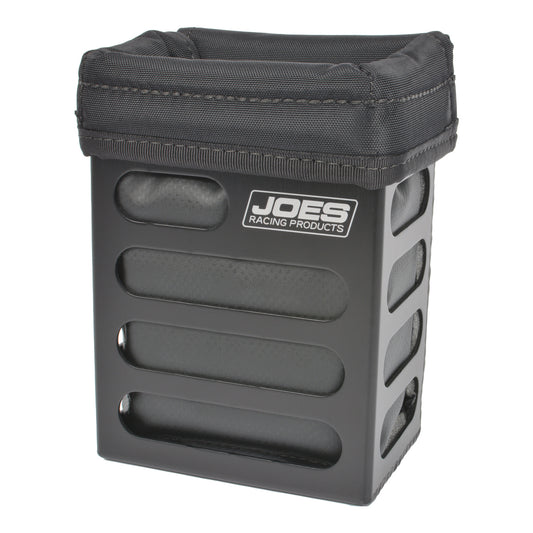 Joes Racing Products Radio Box - Small - Bolt-On - 5 in Tall - Flat Panel Mount - Aluminum - Black Anodized - Each