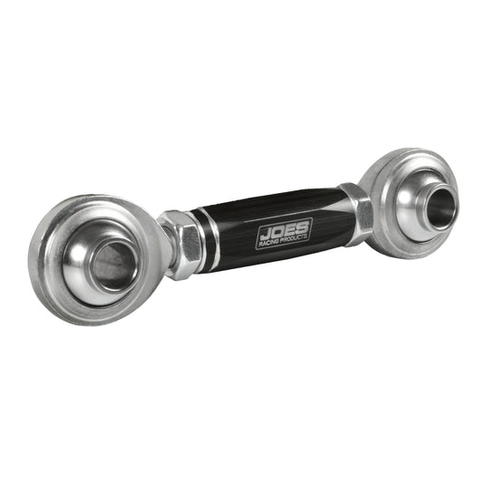 Joes Racing Products End Link - Front - Adjustable - Aluminum / Chromoly - Black Anodized / Natural - Each