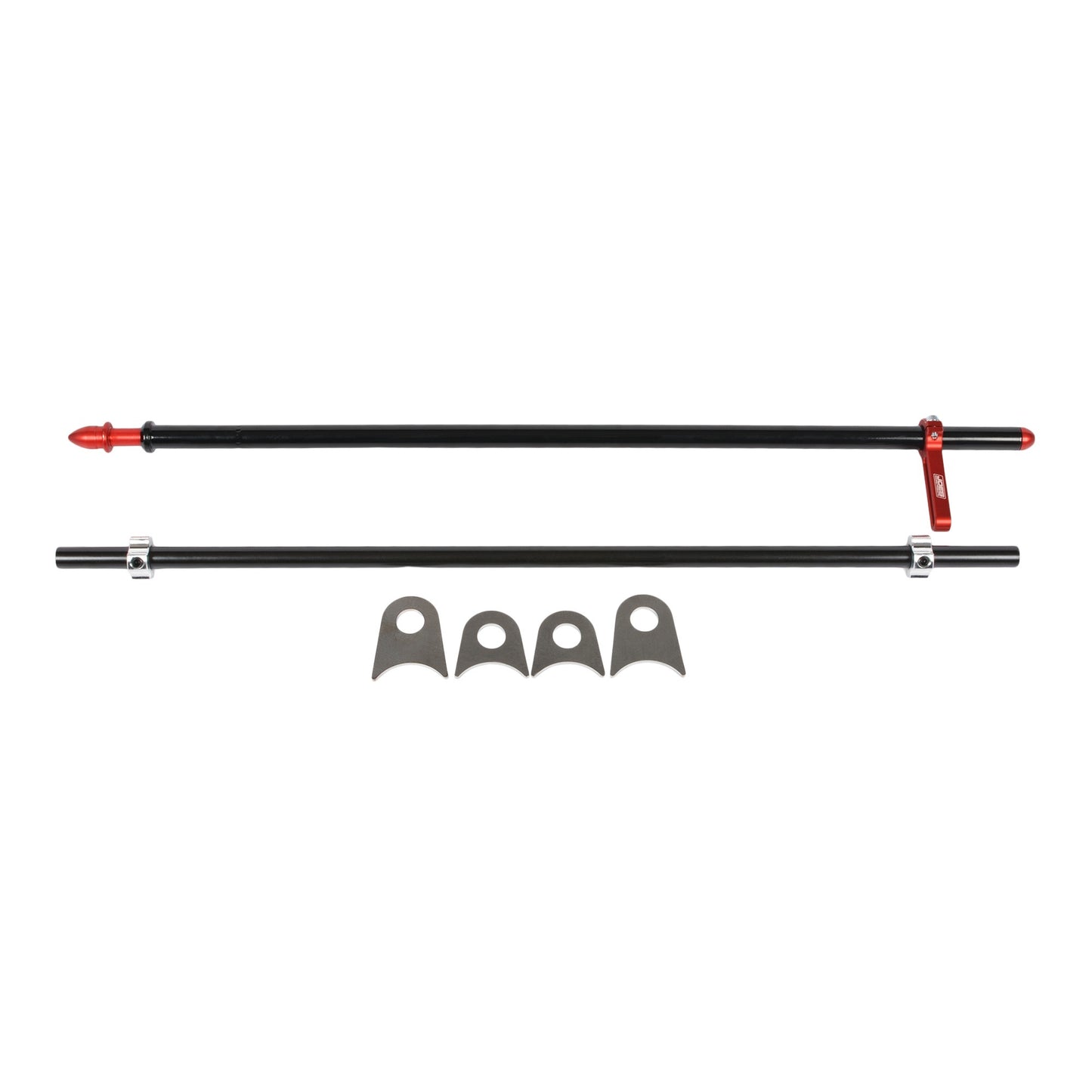 Joes Racing Products Window Net Installation Kit - Chassis Tabs / Hardware Included - Steel - Black Powder Coat - 18 x