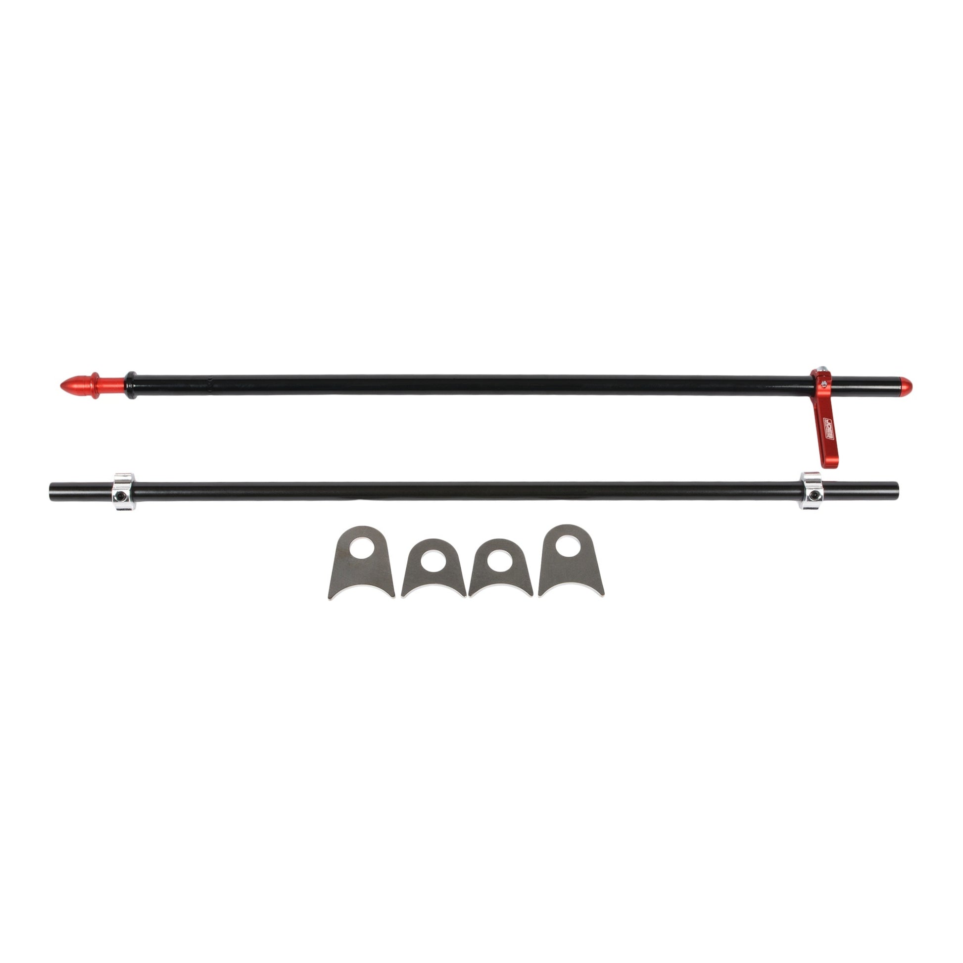 Joes Racing Products Window Net Installation Kit - Chassis Tabs / Hardware Included - Steel - Black Powder Coat - 18 x