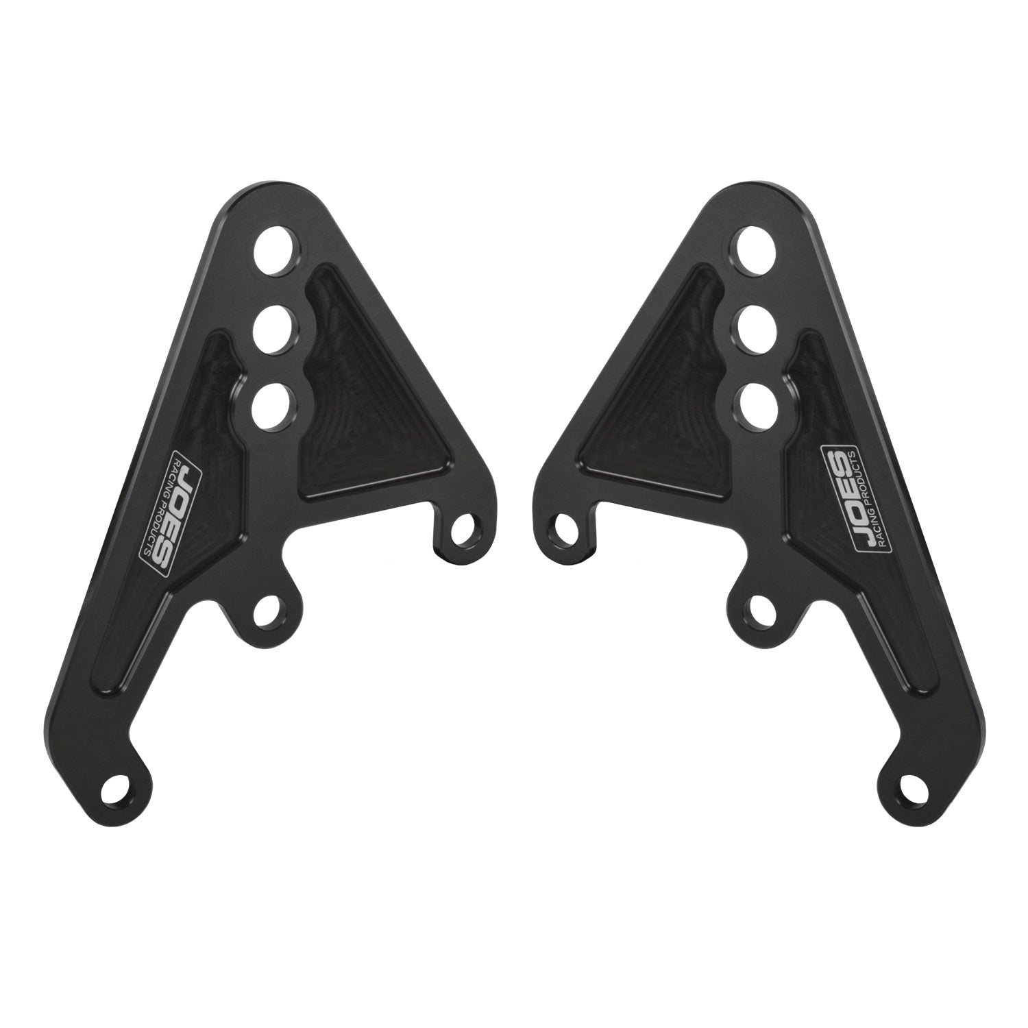 Joes Racing Products Third Link Bracket - 3 Hole - Aluminum - Black Anodized - Pair