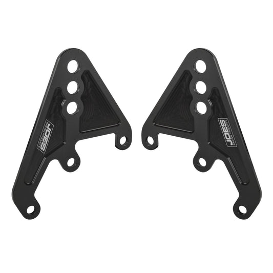 Joes Racing Products Third Link Bracket - 3 Hole - Aluminum - Black Anodized - Pair