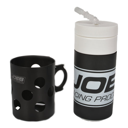 Joes Racing Products Drink Bottle Kit - 1-3/4 in Tube - Bottle / Mount Included - Aluminum - Black Anodized - Kit