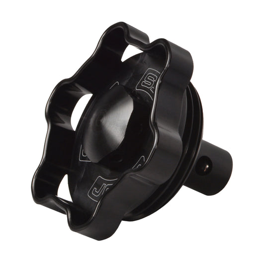 Joes Racing Products Filler Cap - Screw-On - Aluminum - Black Anodized - Each