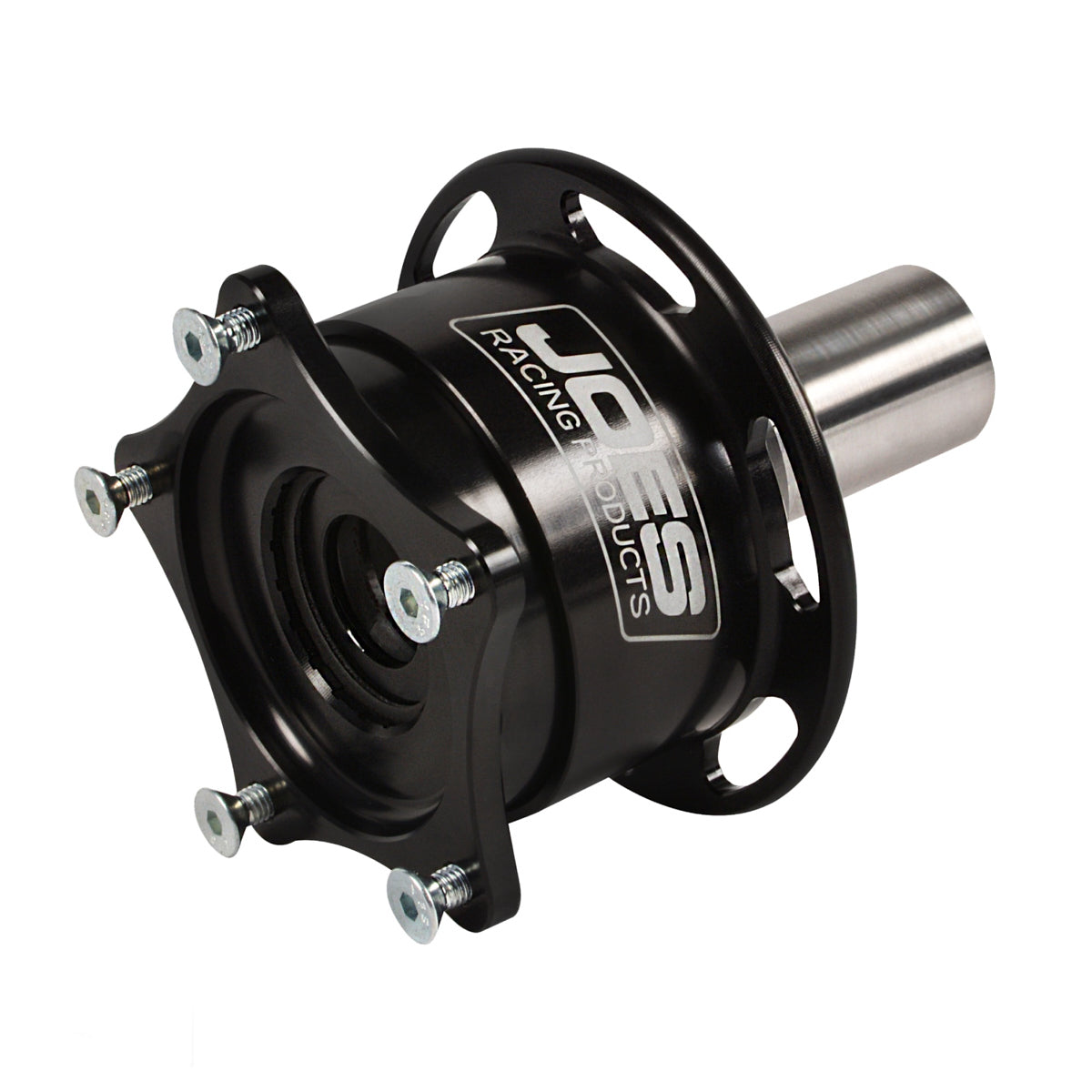 Joes Racing Products Steering Wheel Quick Release - 360 Degree Release - Spline - Aluminum - Black Anodized - 3/4 in