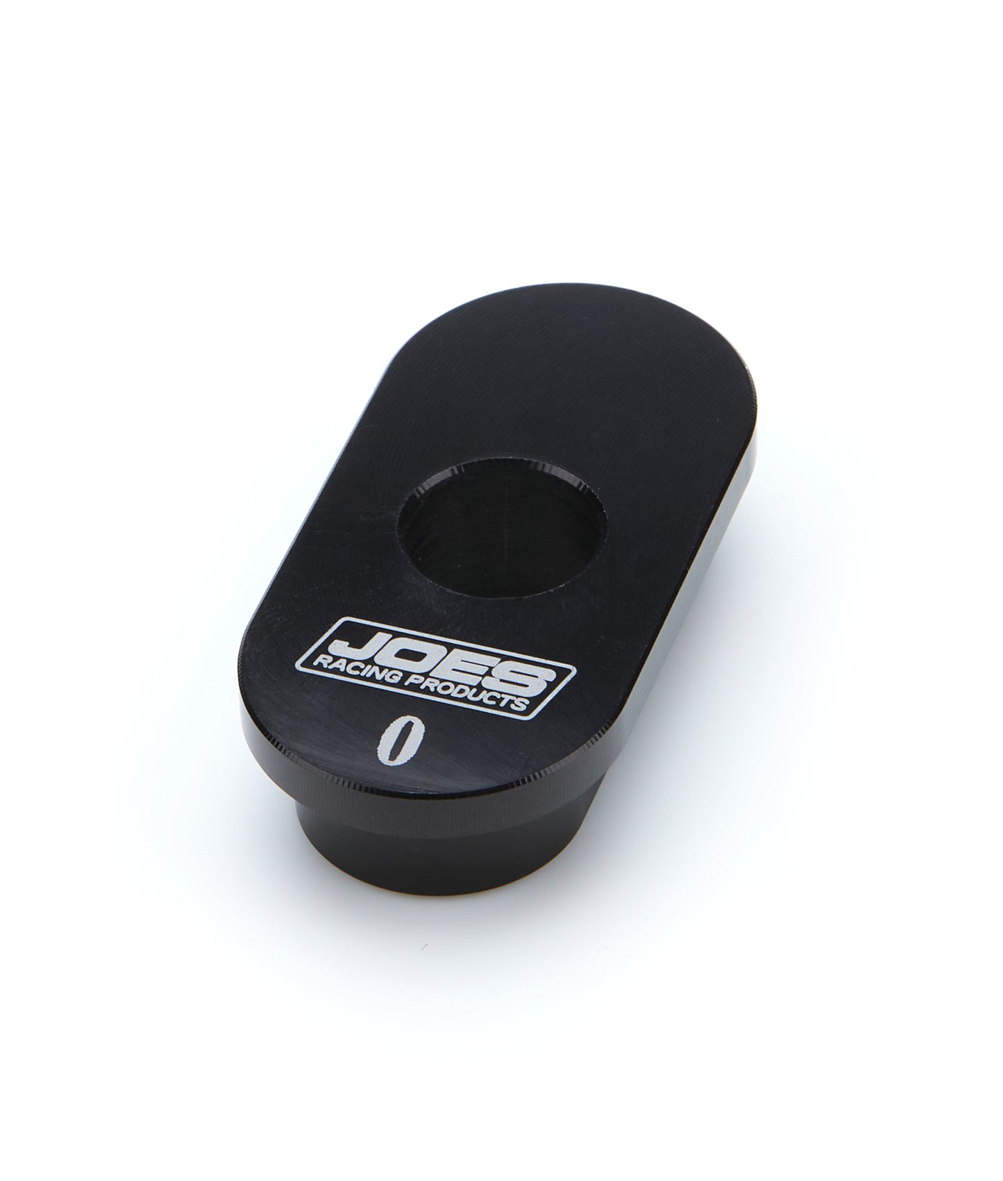 Joes Racing Products Control Arm Caster Slug - 1/2 in ID Hole - Centered - Aluminum - Black Anodized - Joes Slotted A