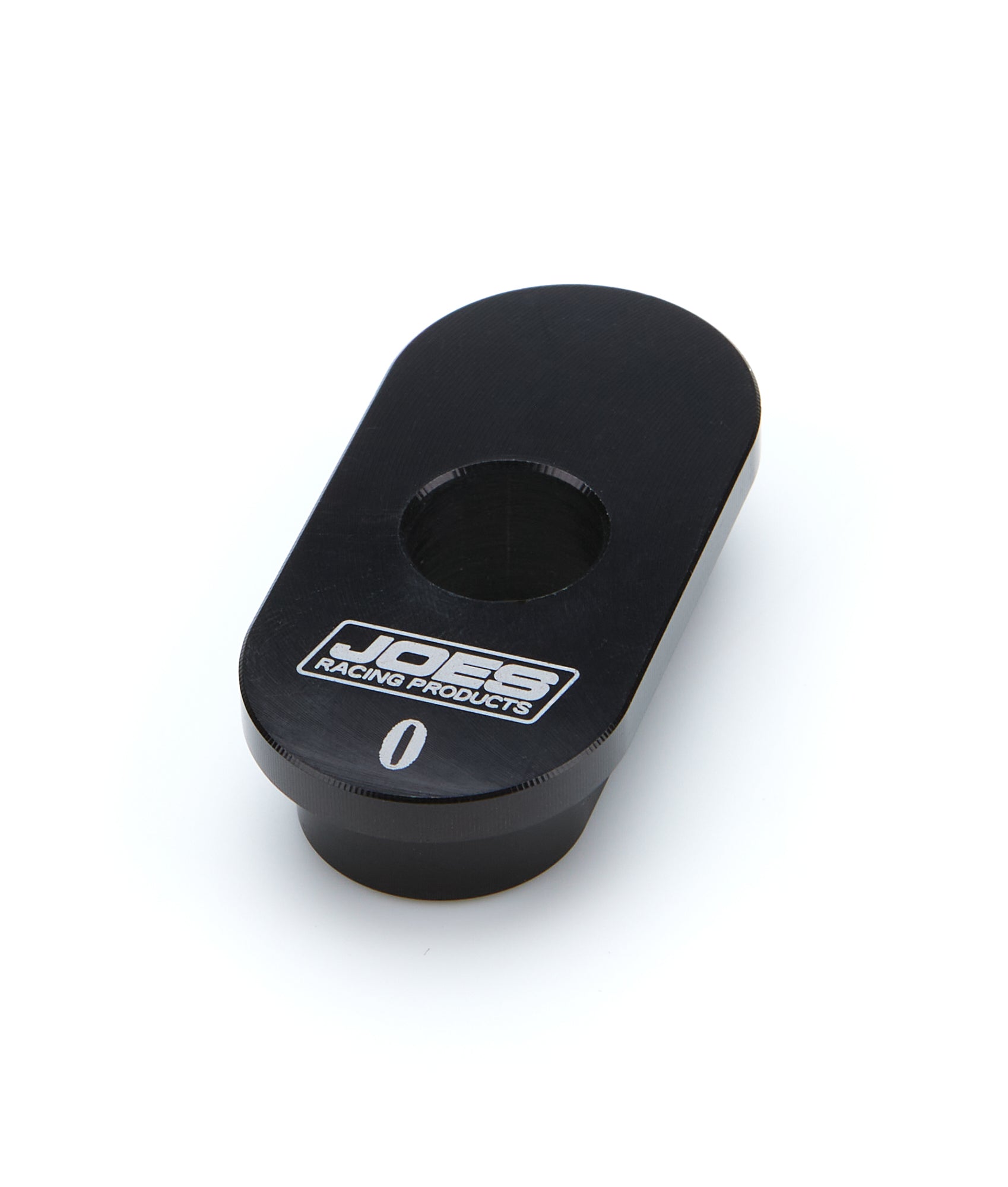 Joes Racing Products Control Arm Caster Slug - 1/2 in ID Hole - Centered - Aluminum - Black Anodized - Joes Slotted A