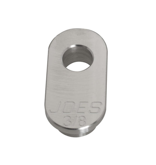 Joes Racing Products Control Arm Caster Slug - 1/2 in ID Hole - 3/8 in Offset - Aluminum - Black Anodized - Joes