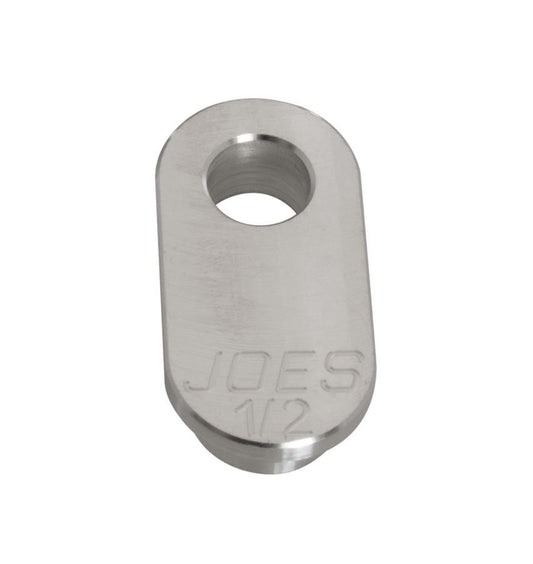 Joes Racing Products Control Arm Caster Slug - 1/2 in ID Hole - 1/2 in Offset - Aluminum - Black Anodized - Joes
