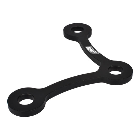 Joes Racing Products Rack and Pinion Spacer - 1/4 in Thick - Aluminum - Black Anodized - Each