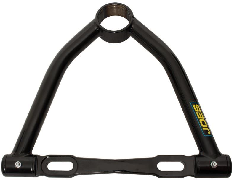 Joes Racing Products Control Arm - Slotted - Tubular - Upper - 9 in Long - Thread-In Ball Joint - Aluminum - Black